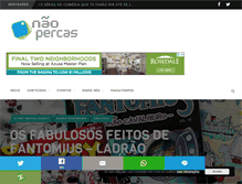 Tablet Screenshot of naopercas.com